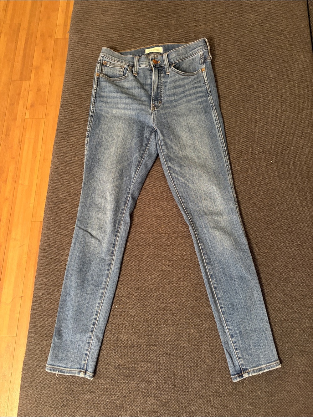 Madewell Skinny Jeans in Light Blue Wash